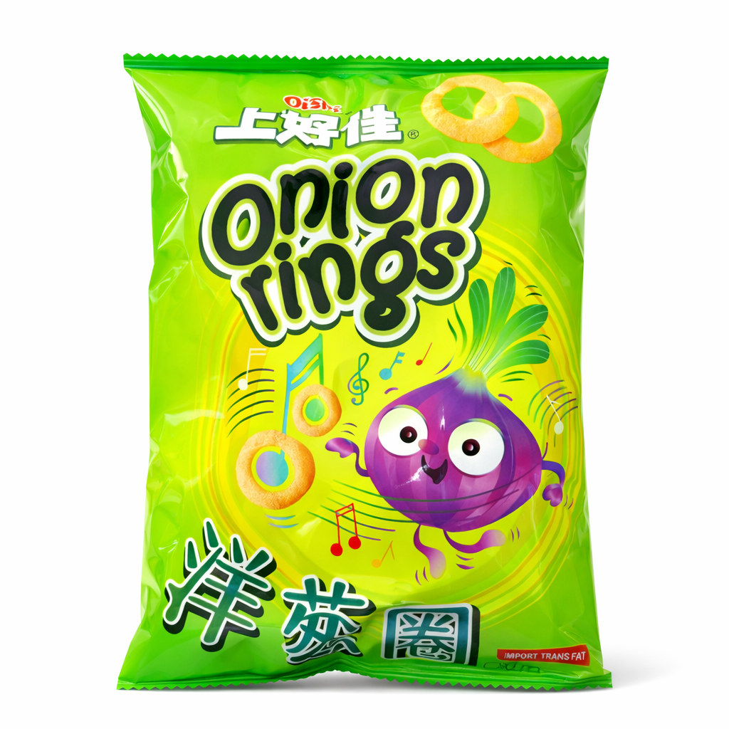 Onion Rings Snack 40g – Anelli Croccanti al Gusto Cipolla