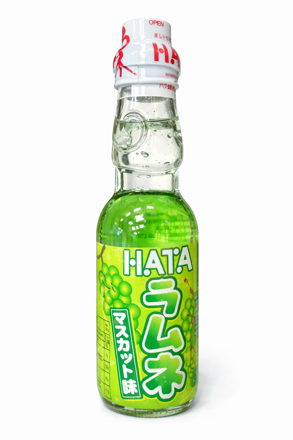 Hata Ramune Uva Muscat – Bibita Giapponese Frizzante con Biglia 200ml