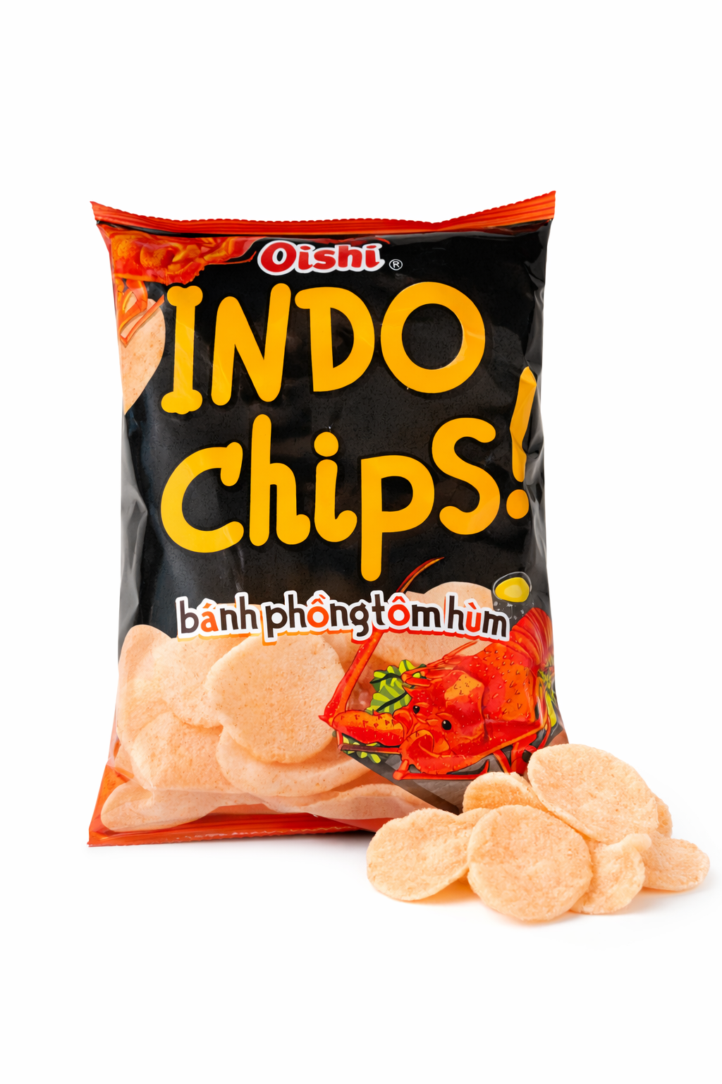 Chips di Gambero Croccanti 🦐 Snack Asiatico al Gusto Aragosta (30g)