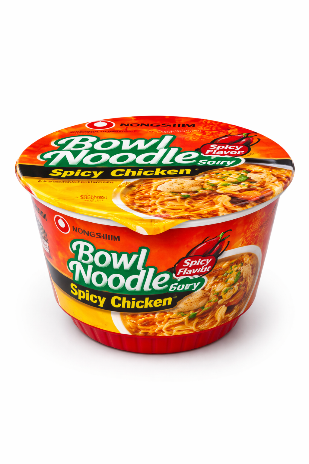 Nongshim Bowl Noodle Spicy Chicken – Zuppa di Ramen Piccante in Bowl