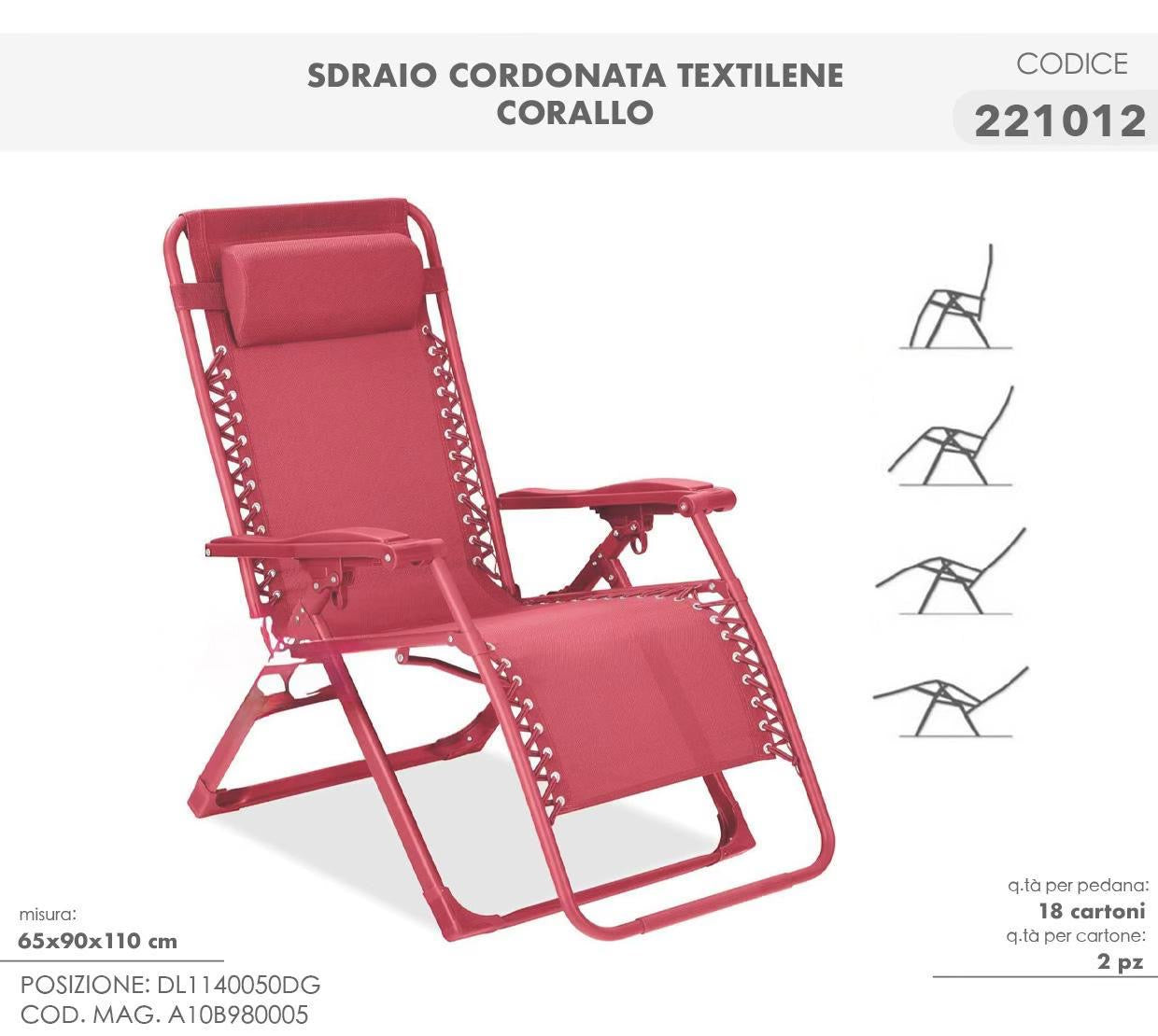 Sedia Cordonata Texilene