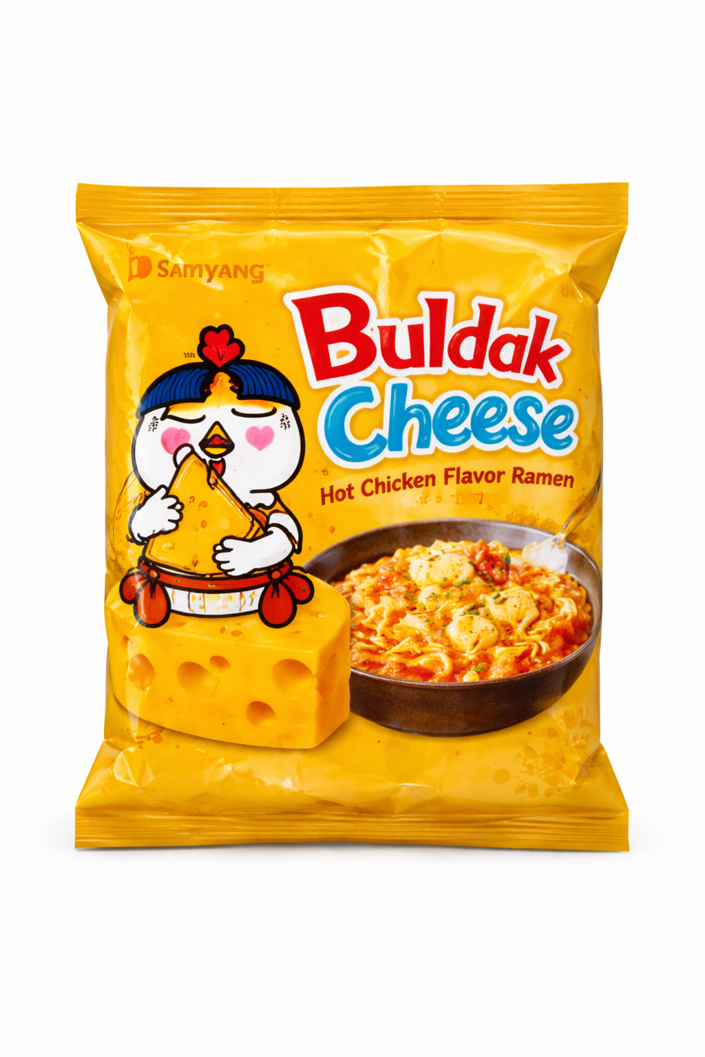 Samyang Buldak Cheese – Hot Chicken Flavour Ramen Piccante al Formaggio
