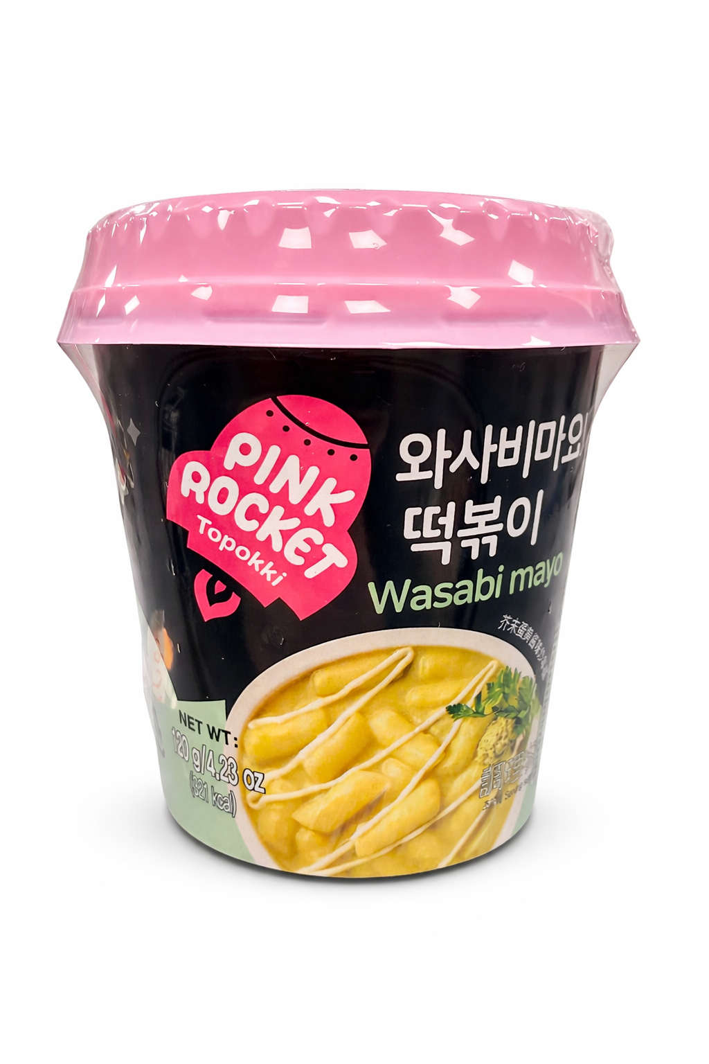 Pink Rocket Topokki Wasabi Mayo – Tteokbokki Coreani con Salsa Cremosa al Wasabi