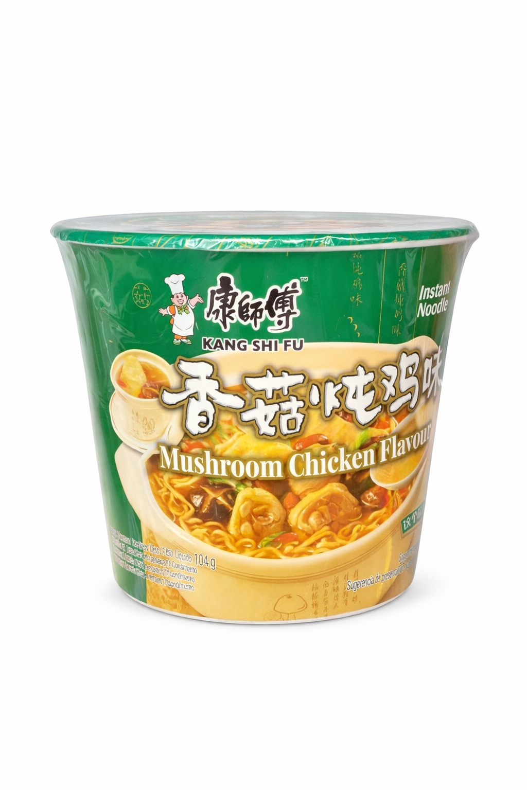 Noodles Istantanei Kang Shi Fu Pollo e Funghi – Mushroom Chicken Cup