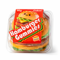Burger Gummy 90g – Caramelle a Forma di Hamburger, Divertenti e Colorate