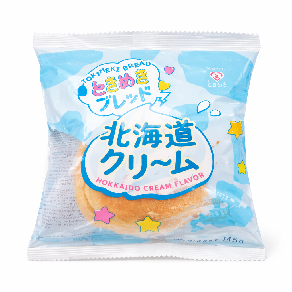 tokimeki bread hokkaido cream – panino dolce giapponese alla crema