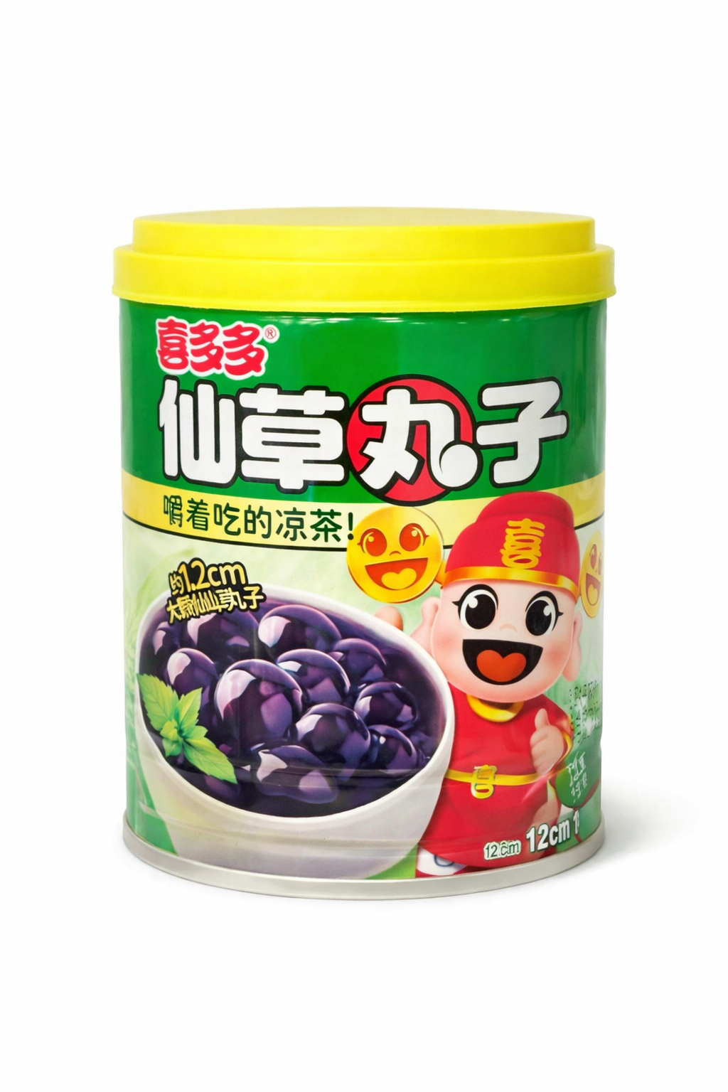 dessert jelly asiatica con perle (herbal jelly) – snack dolce pronto 12cm