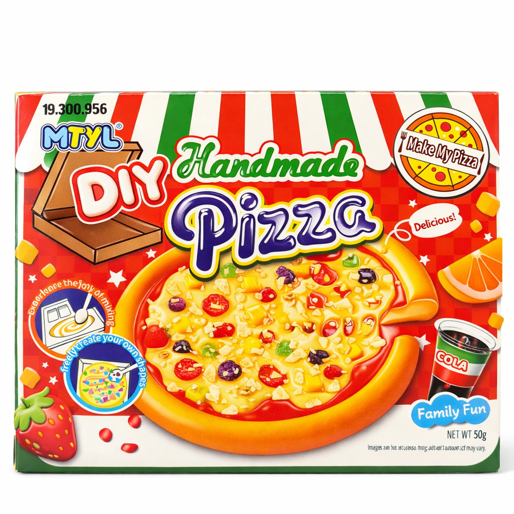 DIY Pizza Candy Kit 50g – Caramelle da Assemblare a Forma di Pizza