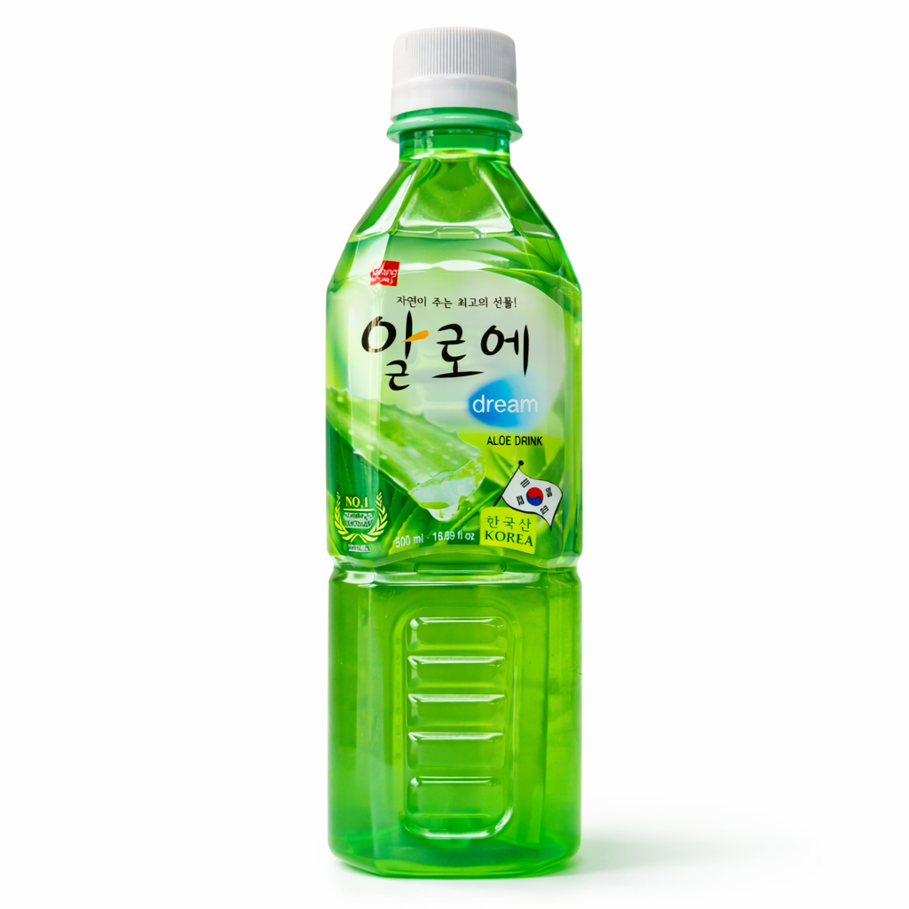Bevanda all’Aloe Vera 500ml – Aloe Drink Coreano Rinfrescante e Naturale