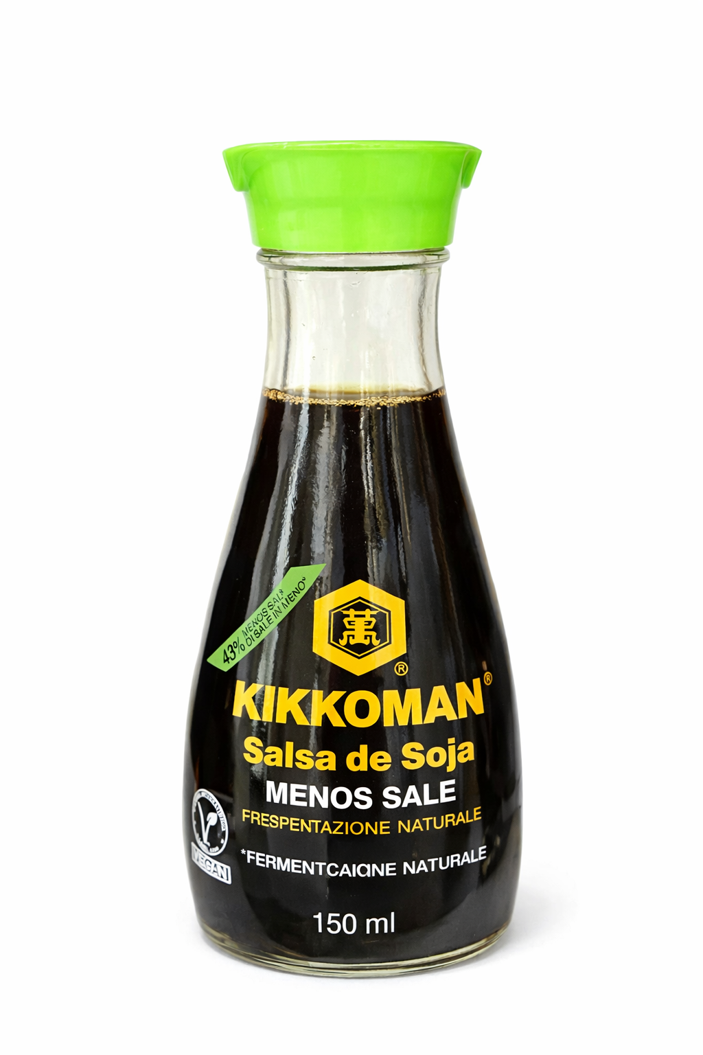 kikkoman salsa di soia meno sale 150ml – fermentazione naturale