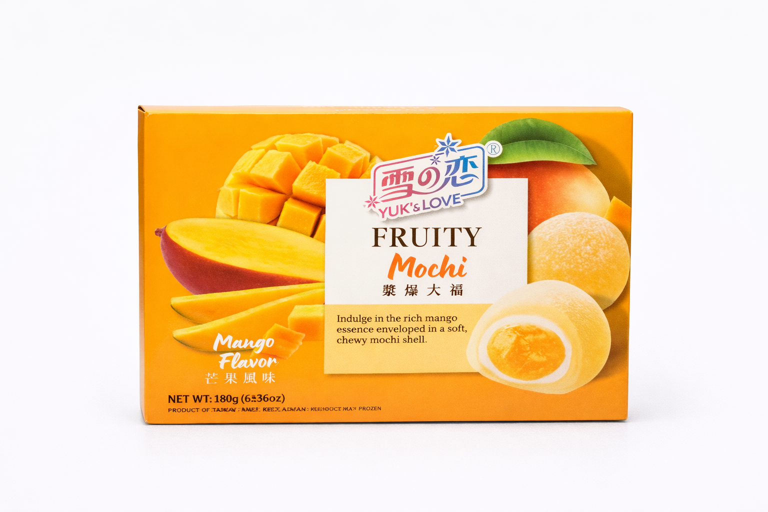 Yuki & Love Fruity Mochi Mango – Mochi Ripieni al Mango